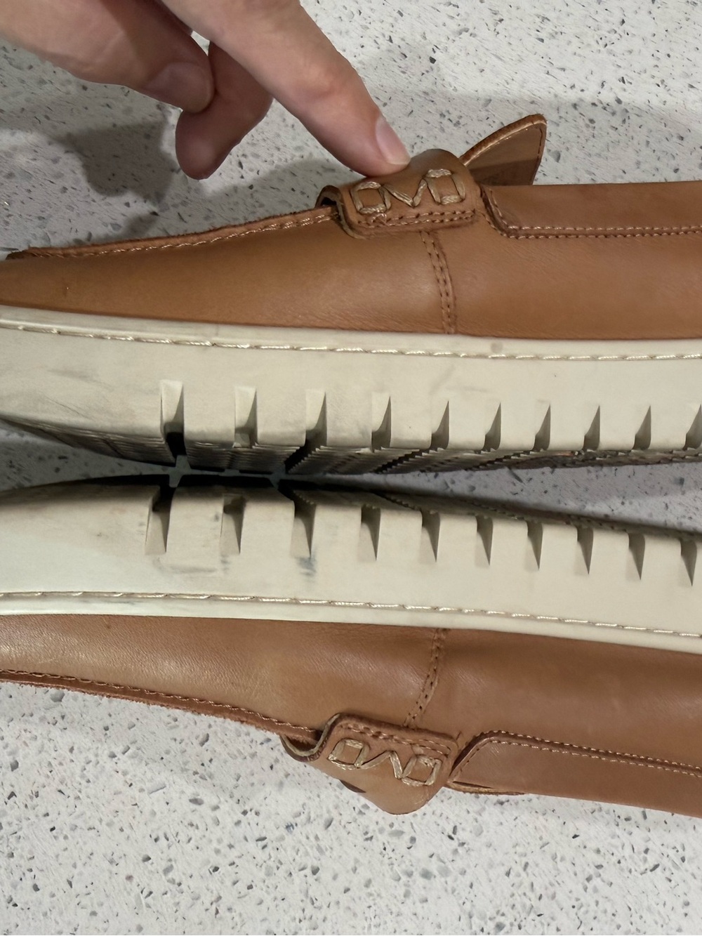 Vionic Brown Leather Slip-On Penny Loafers - Picture 5 of 8
